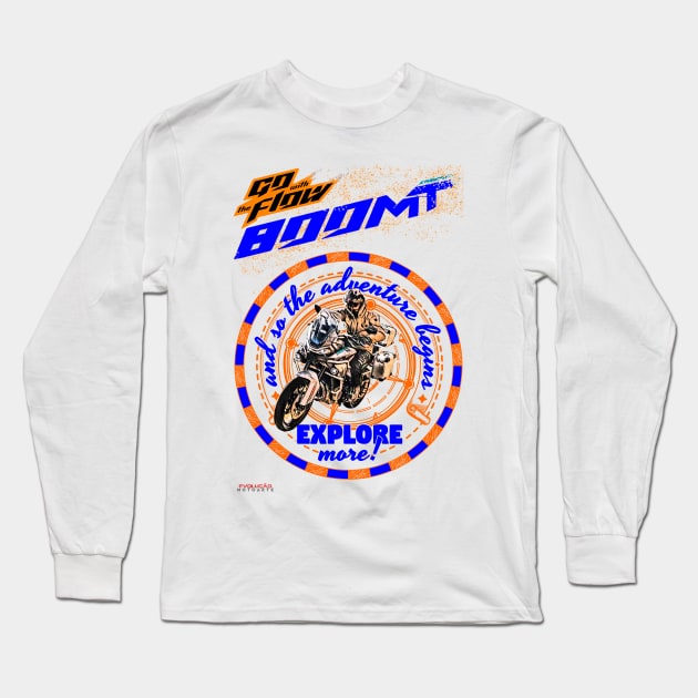 CF moto 800 MT Long Sleeve T-Shirt by EvolutionMotoarte